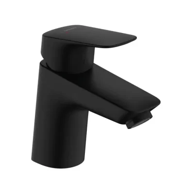 Hansgrohe Logis - izlietnes maisītājs ar noteces komplektu, EcoSmart, matēti melns 71070670