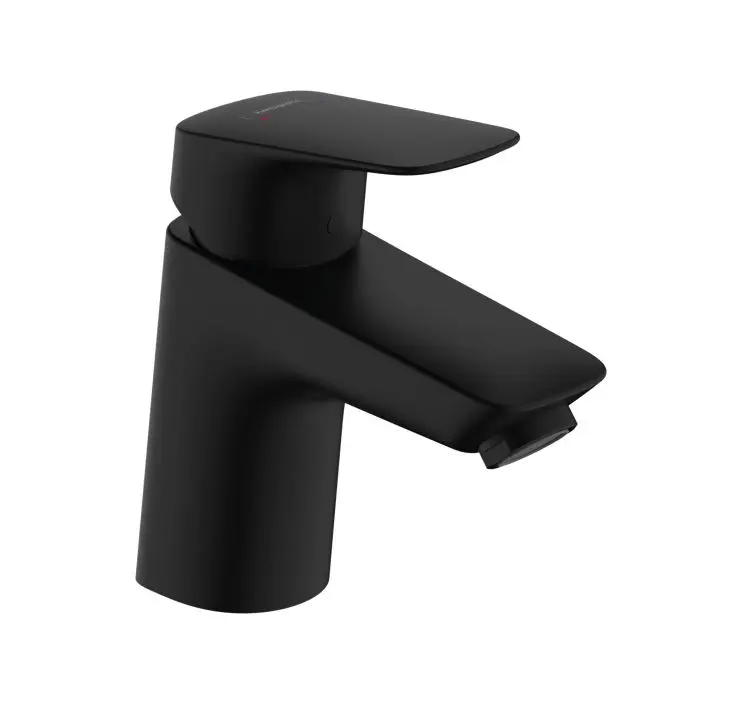 Hansgrohe Logis - izlietnes maisītājs ar noteces komplektu, EcoSmart, matēti melns 71070670