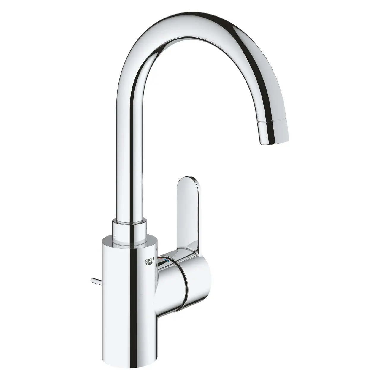 Grohe Eurostyle Cosmopolitan - izlietnes maisītājs ar grozāmu izteku un noteces komplektu, hromēts 23043003