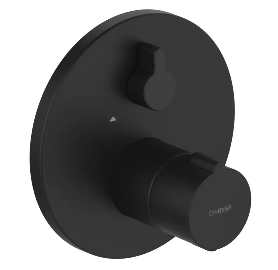 Hansa Home - termostata dušas maisītājs, zemapmetuma montāža, matēti melns 8861904533
