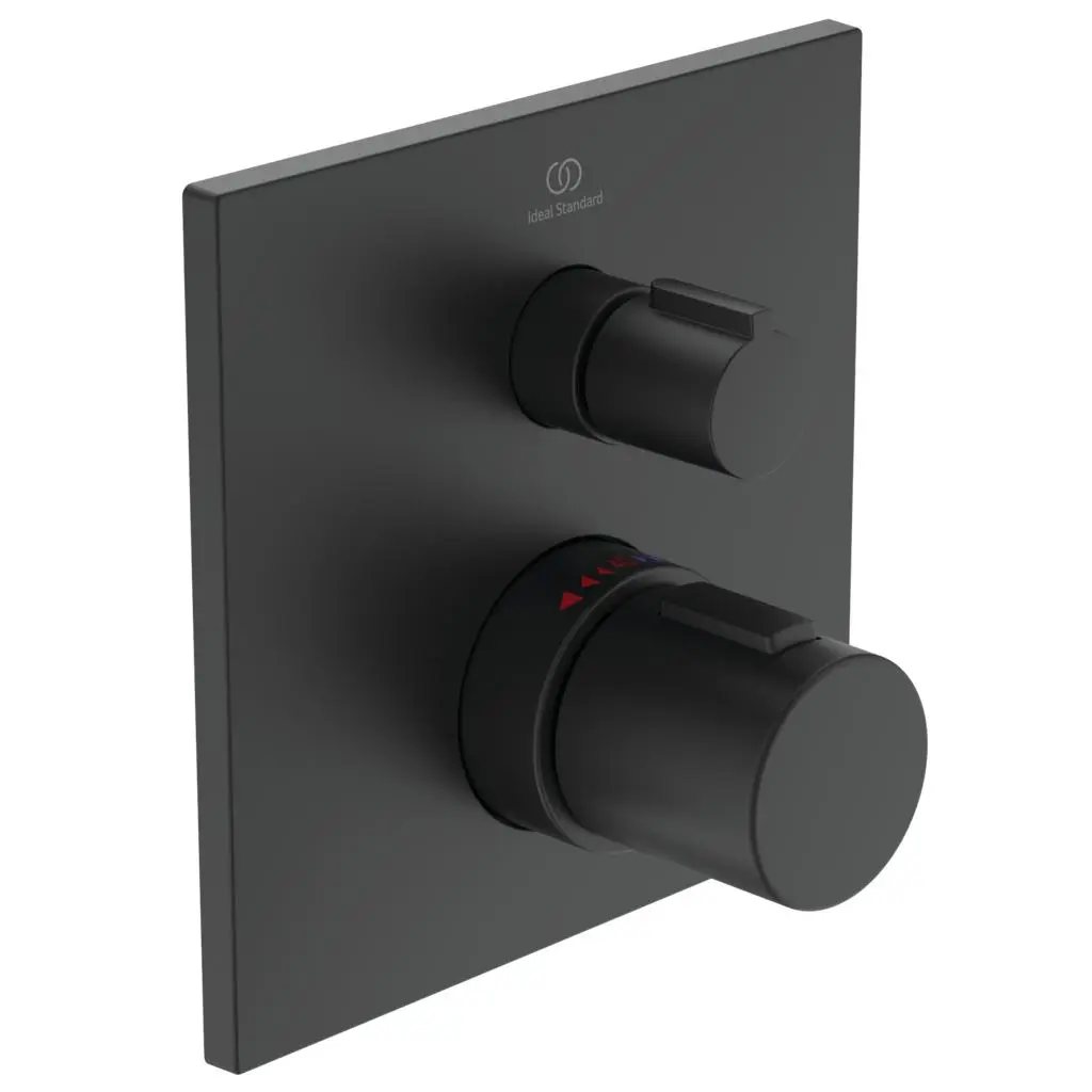 Ideal Standard CeraTherm - termostatisks vannas maisītājs, zemapmetuma, melns A6956XG