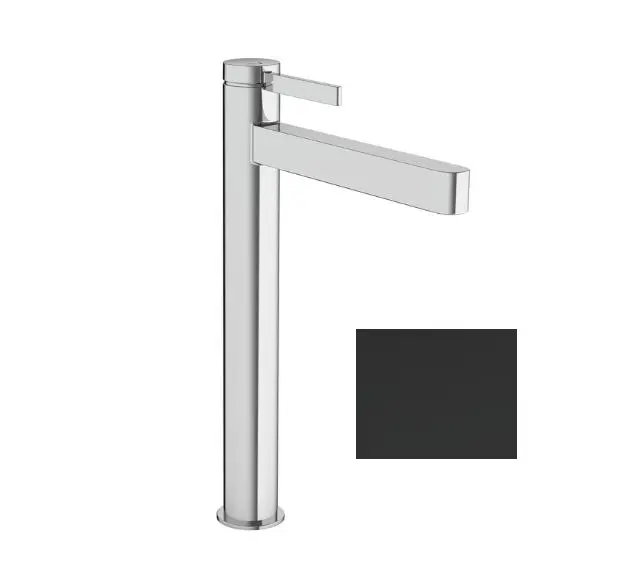 Hansgrohe Finoris - izlietnes maisītājs, ar Push-Open noteces komplektu, CoolStart, EcoSmart, matēti melns 76072670