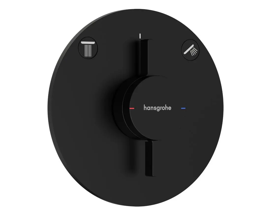 Hansgrohe DuoTurn S - zemapmetuma maisītājs 2 patērētājiem, matēti melns 75418670