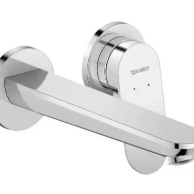 Duravit Wave - izlietnes maisītājs - zemapmetuma, 2 caurumu montāža, hroms WA1070004010