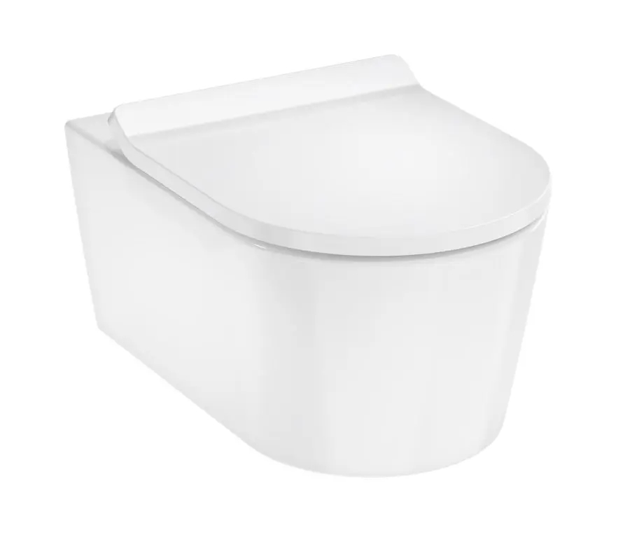 Hansgrohe EluPura S - piekaramais WC ar SoftClose sēdekli, AquaHelix, SmartClean, balts 61115450