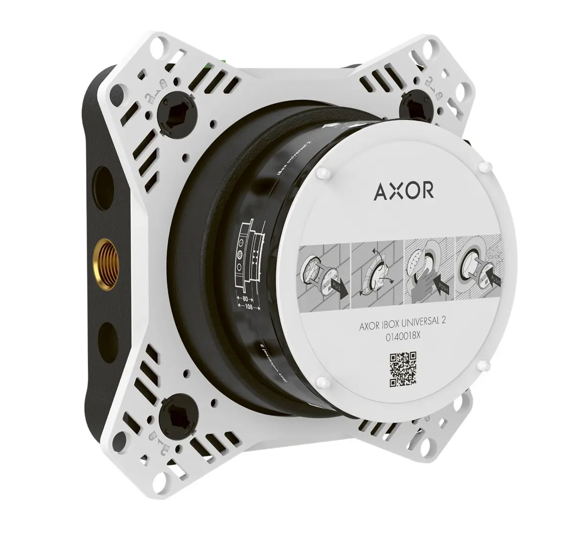 Axor montāžas elementi - iBox universal 2 zemapmetuma montāžas korpuss 01400180