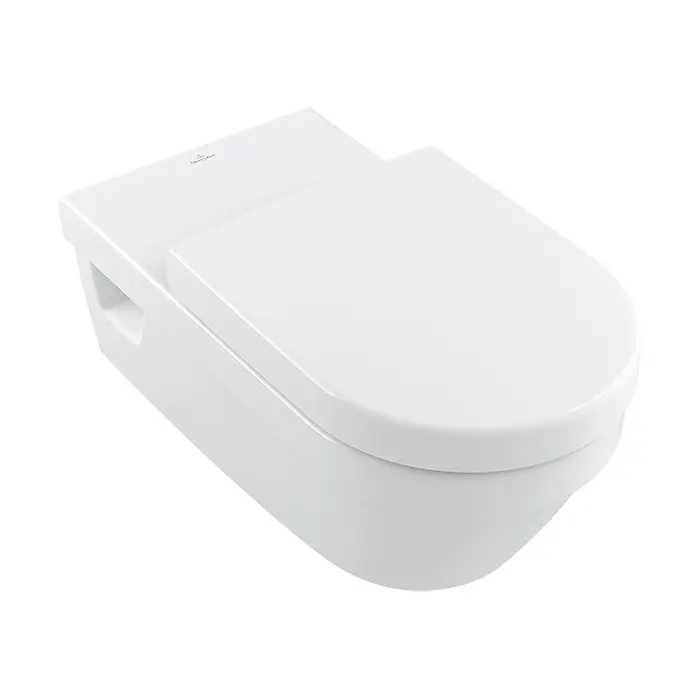Villeroy & Boch Architectura - pie sienas stiprināms WC Vita, 370 x 700 mm - Alpu balts 5649R001