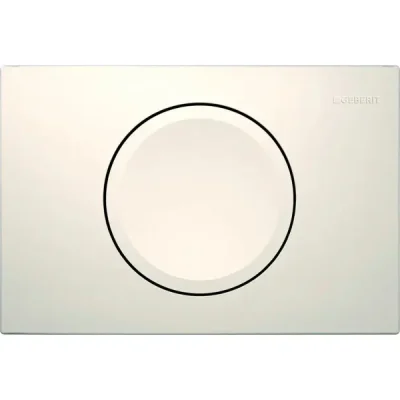 Geberit Delta15 - vadības plate, alpu balta 115.109.11.1