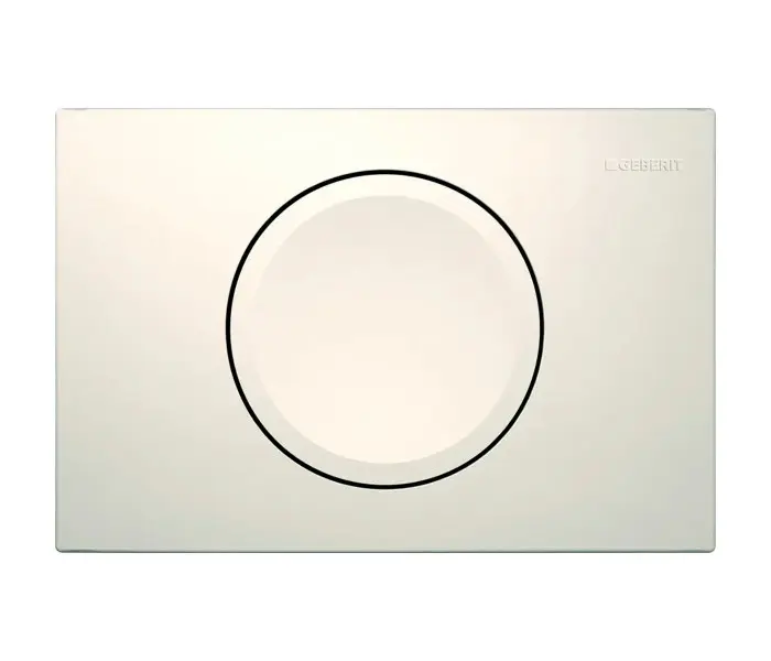 Geberit Delta15 - vadības plate, alpu balta 115.109.11.1