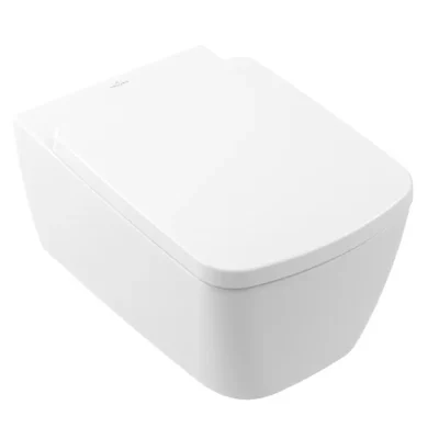 Villeroy & Boch Subway 3.0 - pie sienas stiprināms WC ar SoftClosing sēdekli, TwistFlush, Rimless, Alpu balts 4610TL01