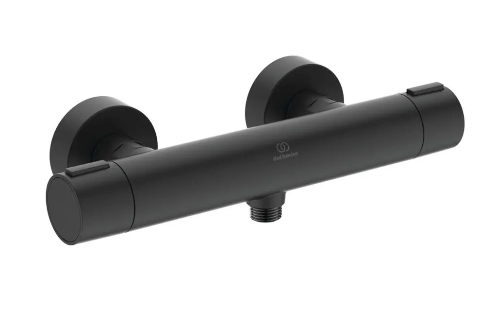 Ideal Standard ALU+ - termostatisks dušas maisītājs, zīda melns BD582XG
