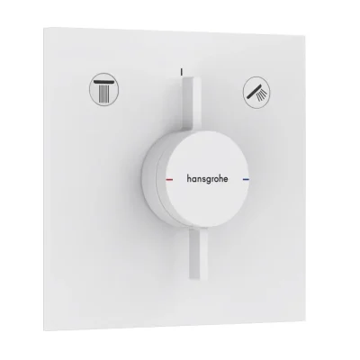 Hansgrohe DuoTurn E - zemapmetuma maisītājs, 2 patērētājiem, balts matēts 75417700