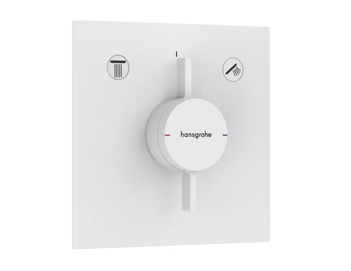 Hansgrohe DuoTurn E - zemapmetuma maisītājs, 2 patērētājiem, balts matēts 75417700