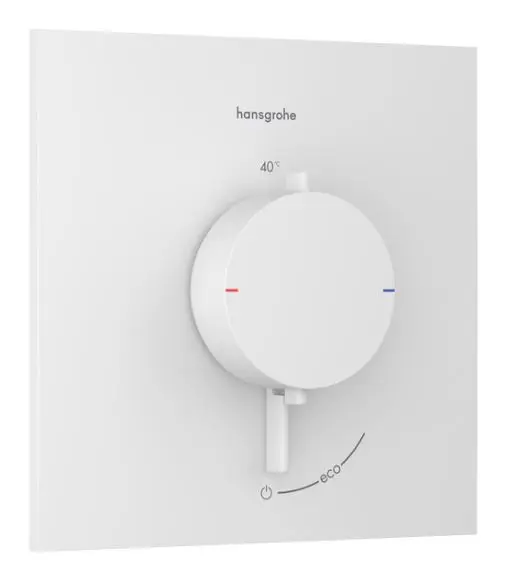 Hansgrohe Ecostat Comfort E - zemapmetuma termostata maisītājs, balts matēts 33710700