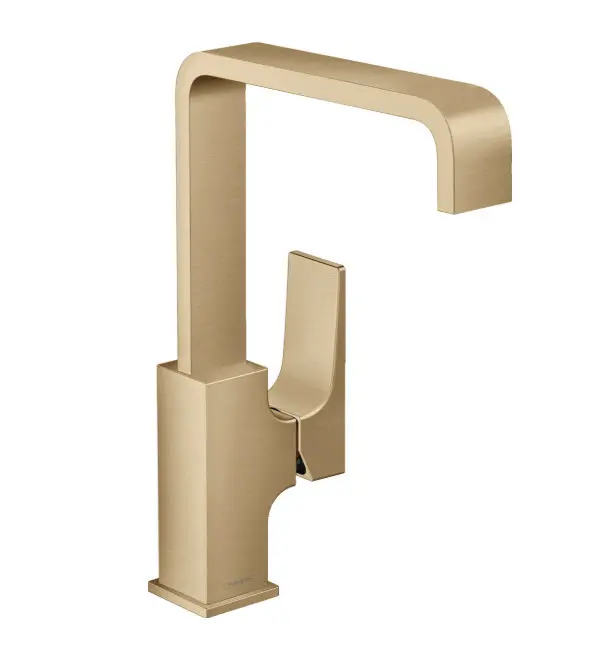 Hansgrohe Metropol - izlietnes maisītājs ar noteces komplektu Push-Open, bronza birstēta 32511140