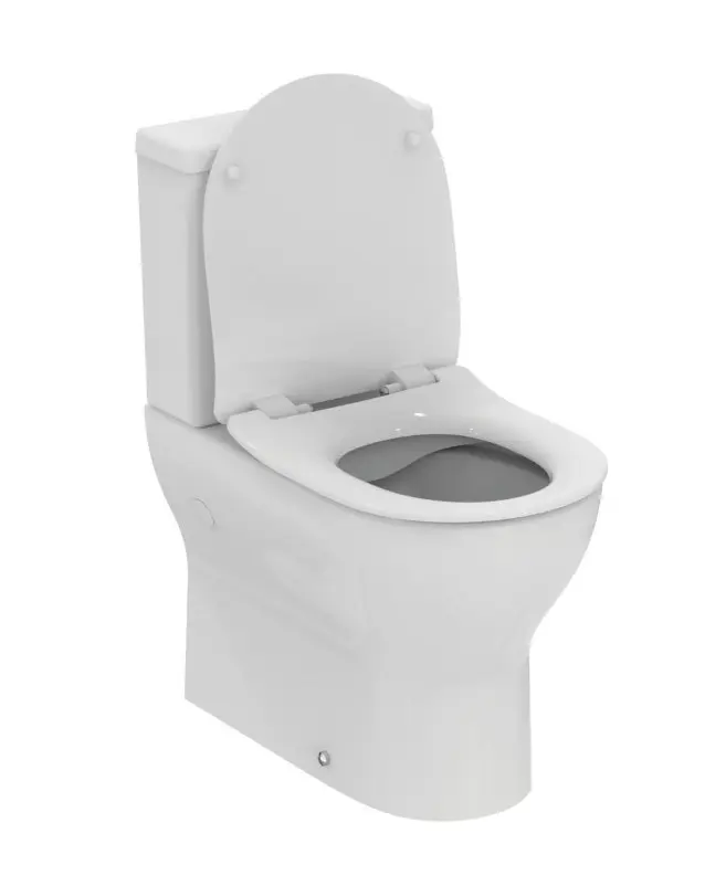 Ideal Standard Eurovit - WC komplekts ar sēdekli, Vario izvads, RimLS+, balts E336401