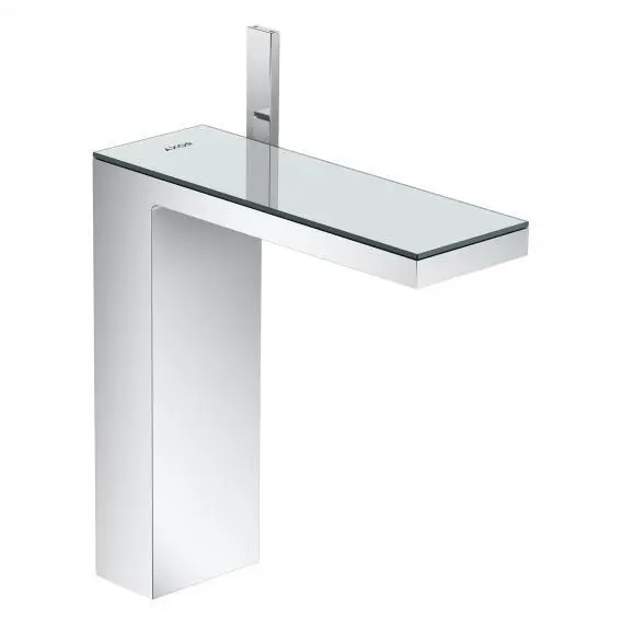 Axor MyEdition - izlietnes maisītājs, ar Push-Open noteces komplektu, hroms / spoguļstikls 47020000