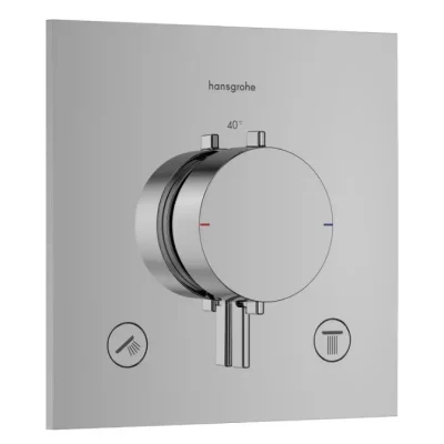 Hansgrohe Ecostat Comfort E - zemapmetuma termostata maisītājs 2 patērētājiem, hroms 33711000