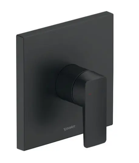 Duravit Manhattan - zemapmetuma dušas maisītājs, matēti melns MH4210010046