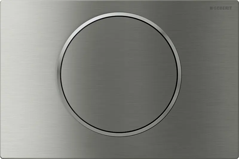 Geberit Sigma10 - vadības plate SIGMA10, nerūsējošais tērauds 115.758.SN.5