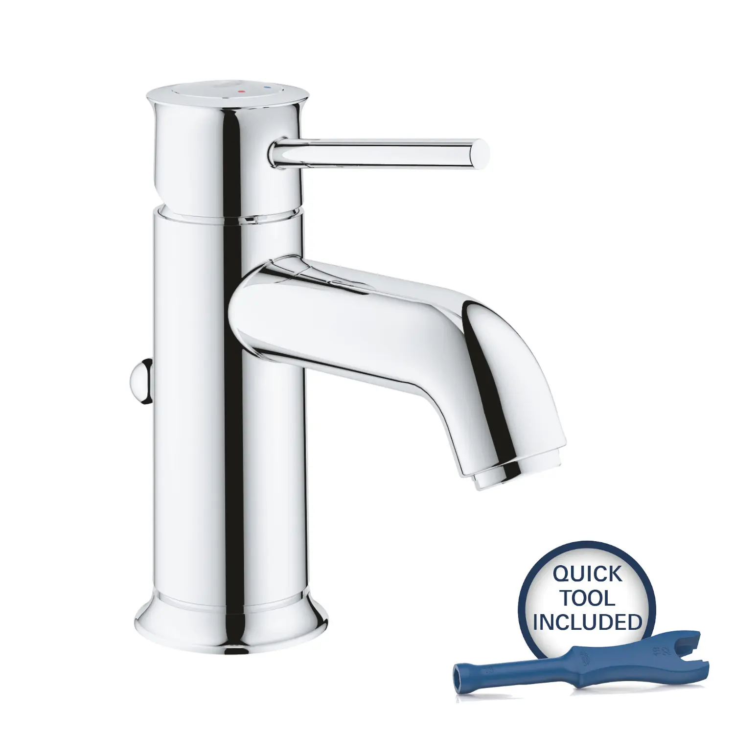 Grohe Start Classic - izlietnes maisītājs ar izteku, hroms 23810000