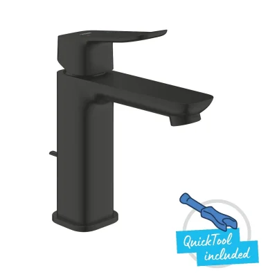 Grohe Dice - izlietnes maisītājs ar noteces komplektu, matēti melns 1018322430