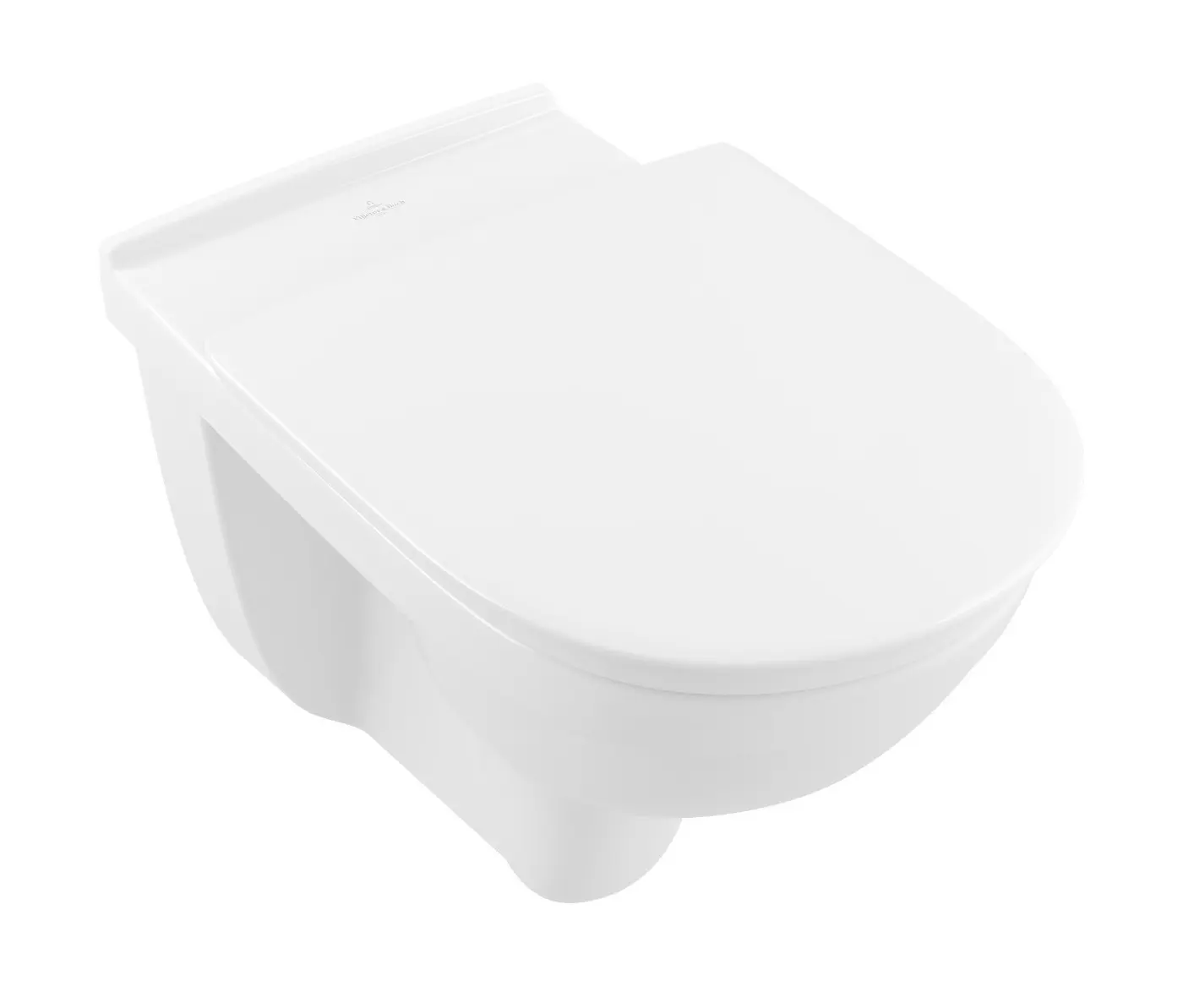 Villeroy & Boch ViCare - piekaramais WC, bezbarjeru, horizontāls izvads, Direct Flush, CeramicPlus, Alpu balts 4695R0R1