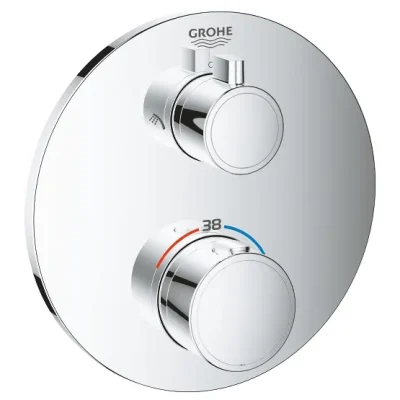 Grohe Grohtherm - termostata dušas maisītājs 2 patērētājiem, hromēts 24076000