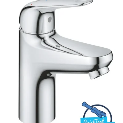 Grohe Swift - izlietnes maisītājs ar Push-Open noteces komplektu, aukstais starts, hroms 24323001