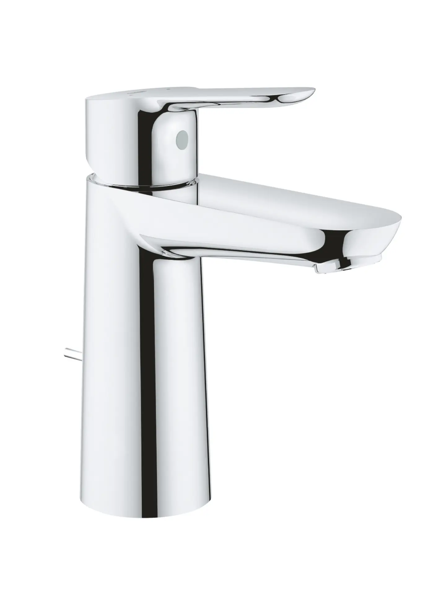 Grohe BauEdge - izlietnes maisītājs, ar noteci, hroms 23822000
