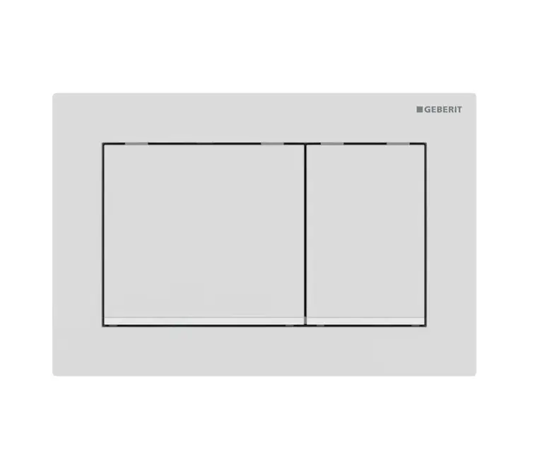 Geberit Omega20 - vadības plate, balta matēta 115.080.01.1