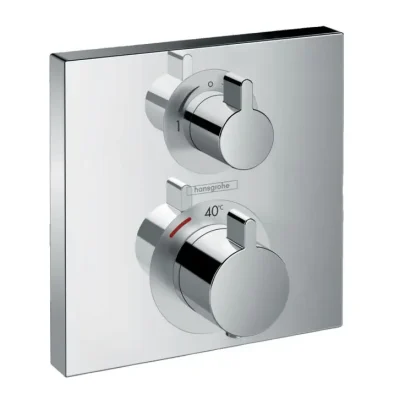 Hansgrohe Ecostat Square - termostata maisītājs - zemapmetuma 2 patērētājiem, hromēts 15714000
