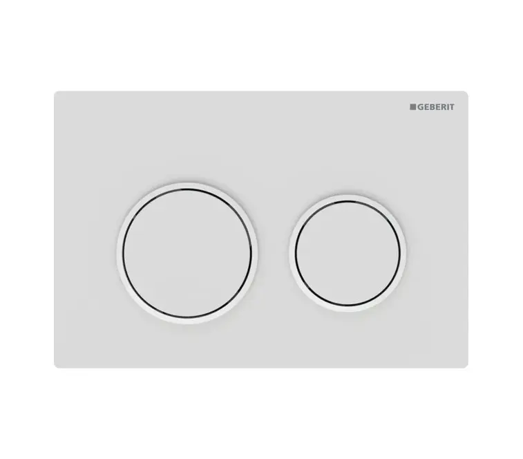 Geberit Omega20 - vadības plate, balta matēta 115.085.01.1