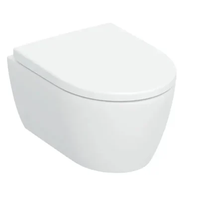 Geberit iCon - piekaramais WC ar SoftClose sēdekli, TurboFlush, Rimfree, matēti balts 503.049.JT.1