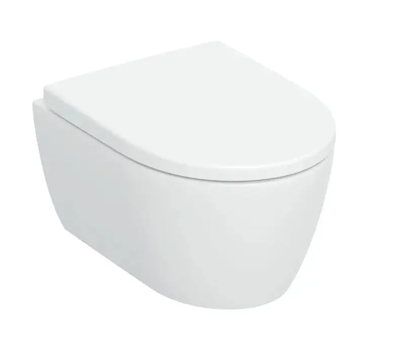 Geberit iCon - piekaramais WC ar SoftClose sēdekli, TurboFlush, Rimfree, matēti balts 503.049.JT.1