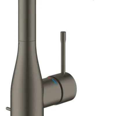 Grohe Essence - izlietnes vienas sviras maisītājs L, Hard Graphite birstēts 32628AL1