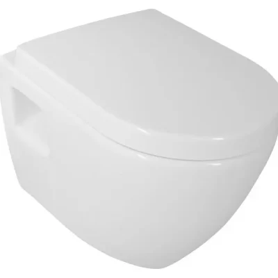 Aqualine Nera - pie sienas stiprināms WC, balts NS952