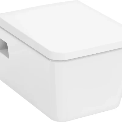 Hansgrohe EluPura Original Q - piekaramais WC ar sēdekli SoftClose, Rimless, AquaChannel Flush, balts 60289450