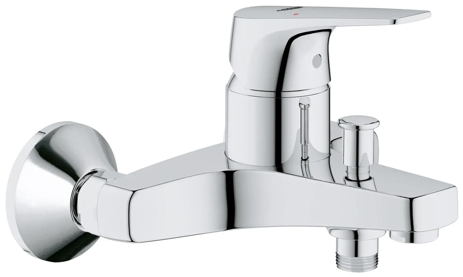 Grohe Start Flow - sienas vannas maisītājs, hroms 23772000