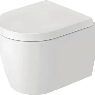 Duravit ME by Starck - pie sienas WC, Rimless, DuraShield, matēti balts 253009AC00