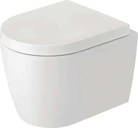 Duravit ME by Starck - pie sienas WC, Rimless, DuraShield, matēti balts 253009AC00
