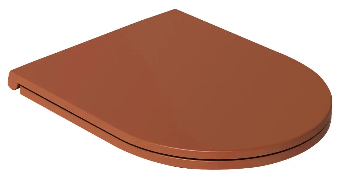 Sapho Infinity - WC sēdeklis, Slim, SoftClose, terracotta 40KF0548I-S