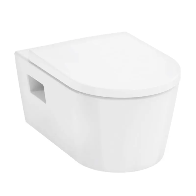 Hansgrohe EluPura Original S - piekaramais WC ar SoftClose sēdekli, Rimless, balts 62050450