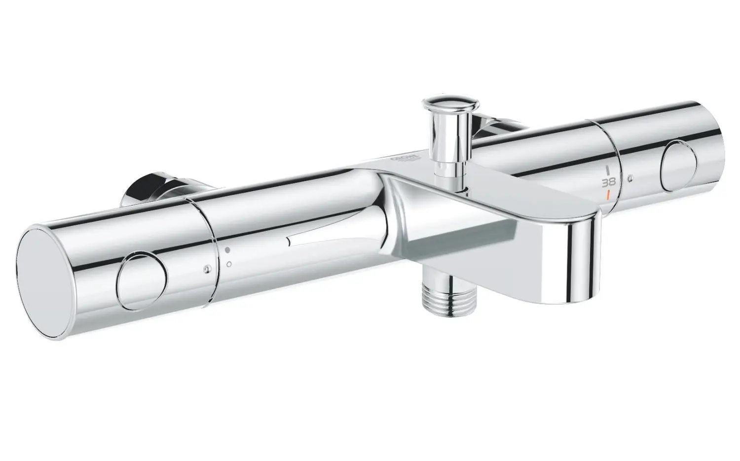 Grohe Grohtherm 800 Cosmopolitan - termostata vannas maisītājs, hromēts 34770000