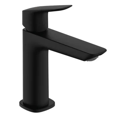 Hansgrohe Logis - izlietnes maisītājs ar noteces komplektu, CoolStart, EcoSmart, melns matēts 71254670