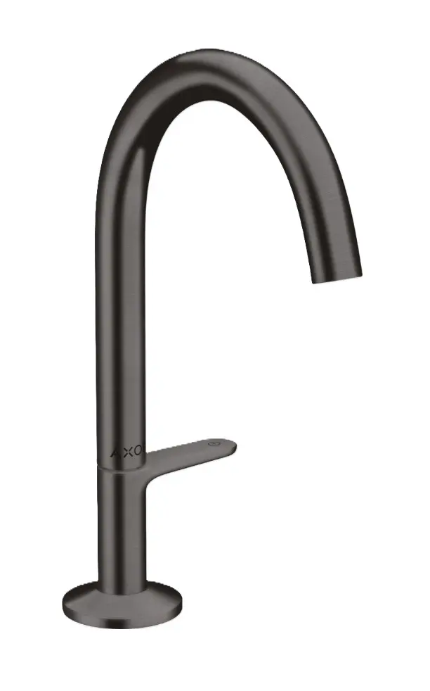 Axor One - izlietnes maisītājs ar Push-Open noteces komplektu, EcoSmart, CoolStart, birstēts melns hroms 48020340