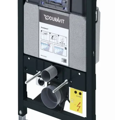 Duravit DuraSystem - priekšsienas uzstādīšanas standarts sienas WC, 84 cm, SensoWash WD1016000000