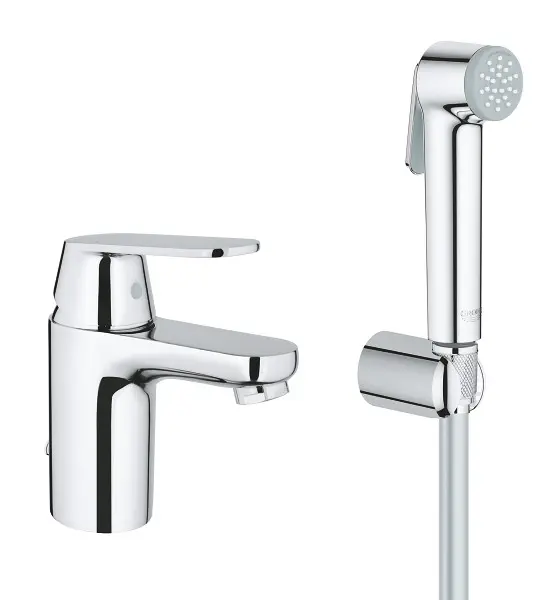 Grohe Eurosmart Cosmopolitan - izlietnes vienas sviras maisītājs Hygienica, hroms 23125000