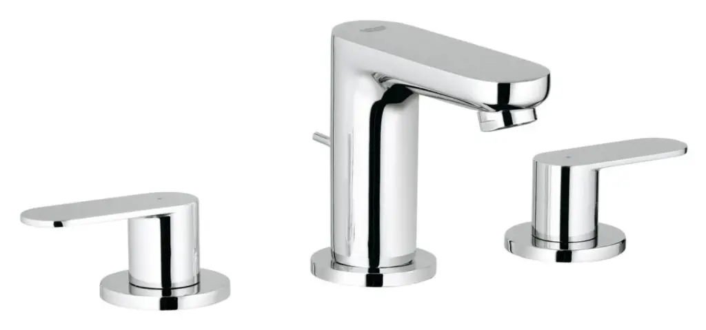 Grohe Eurosmart Cosmopolitan - izlietnes maisītājs, 3 caurumu montāža, hromēts 20187000