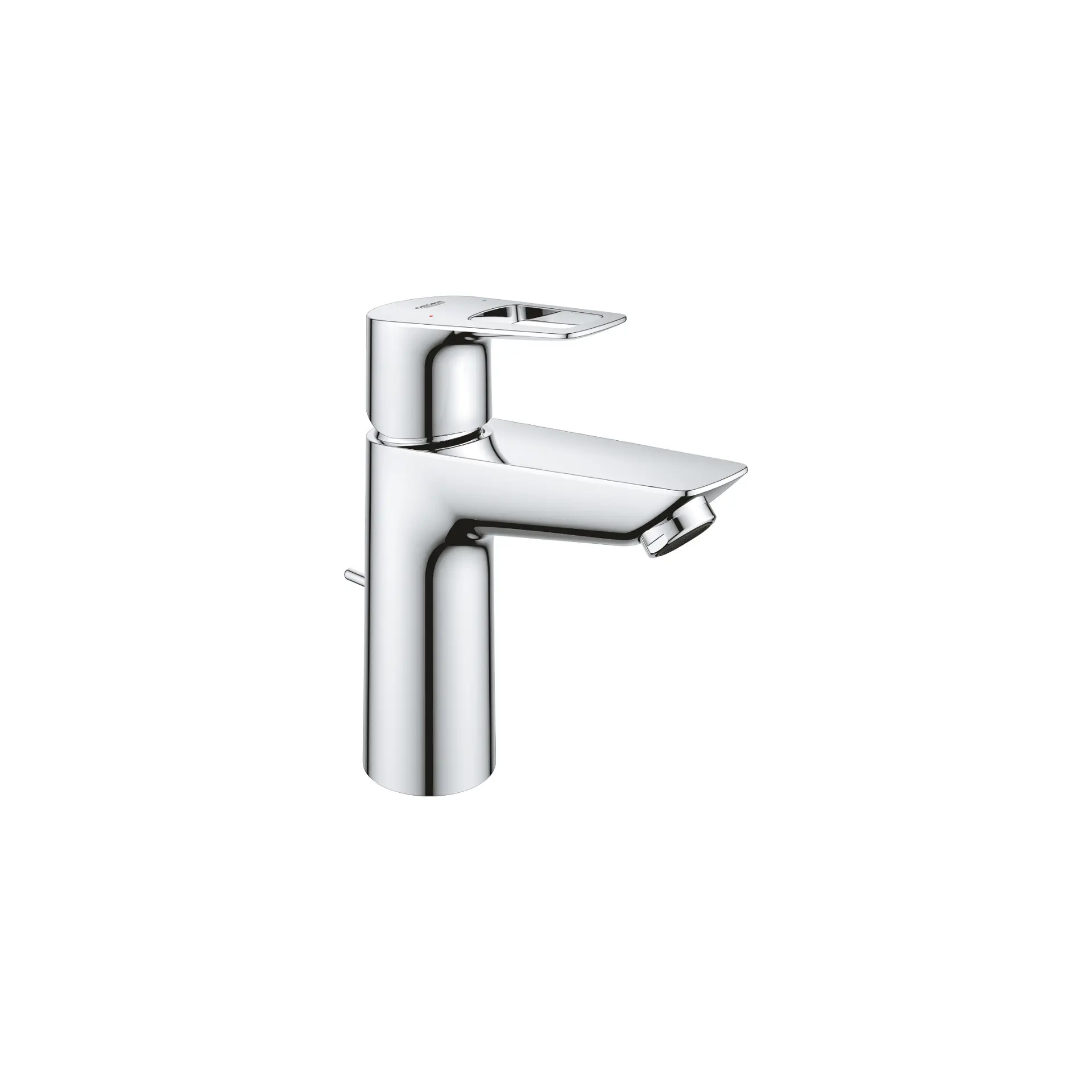 Grohe BauLoop - izlietnes maisītājs ar noteces vārstu, hroms 23963001
